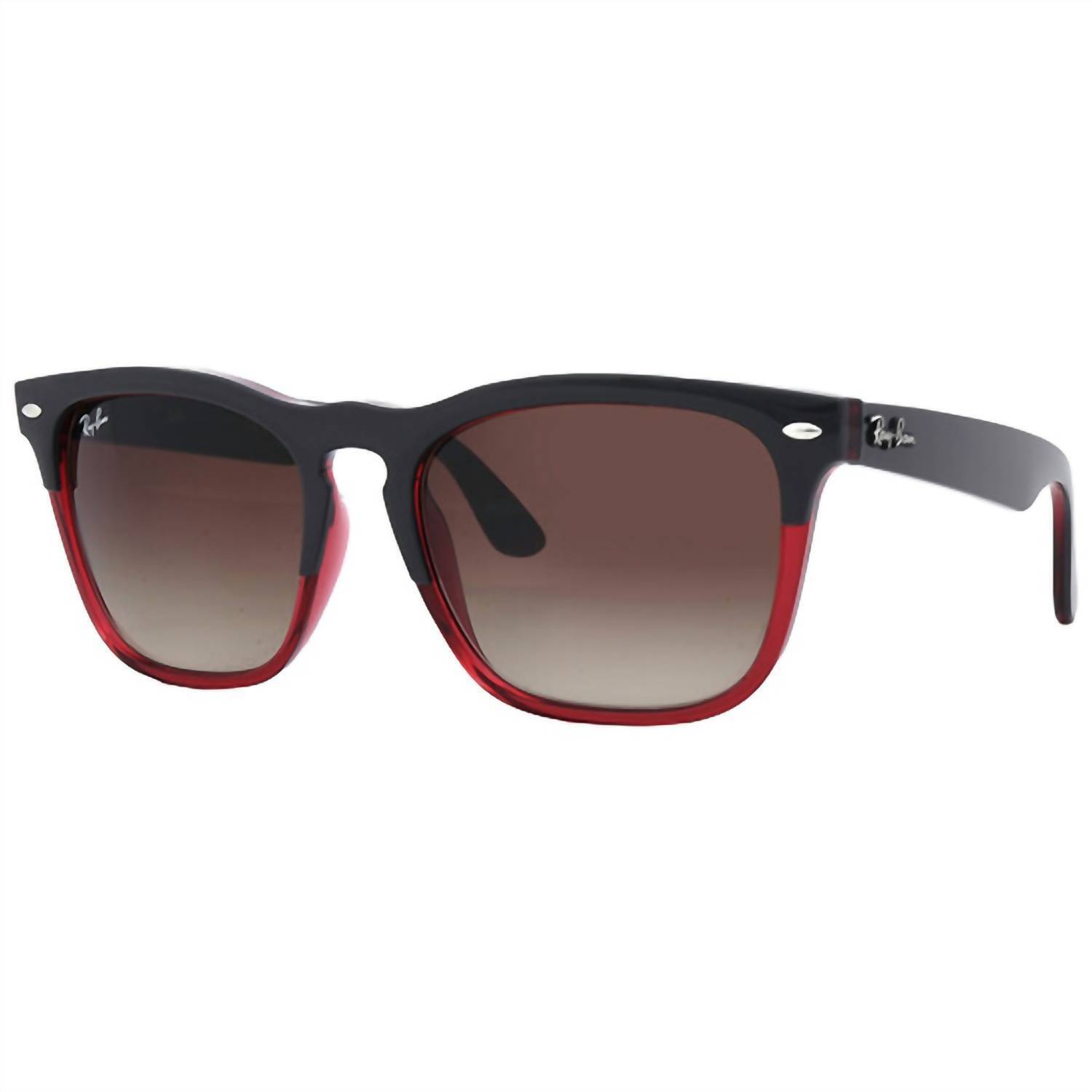New Ray Ban Women's Steve Brown Gradient Square Sunglasses In Polished Grey On T